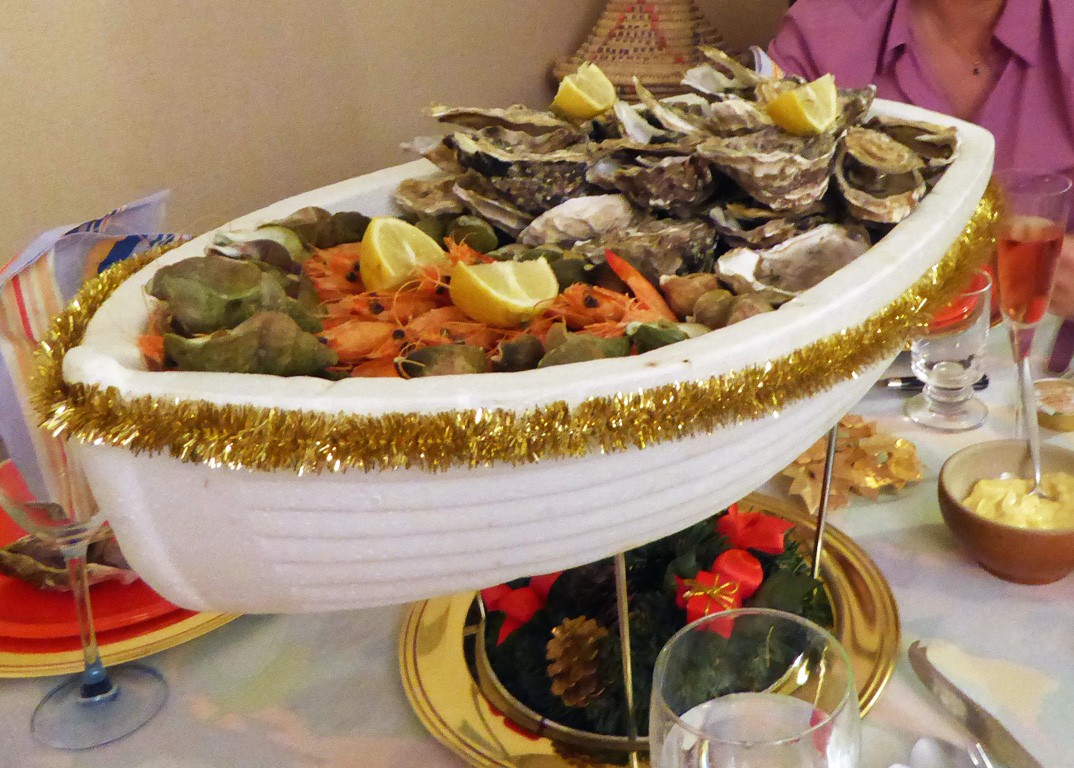 Bateau fruits de mer