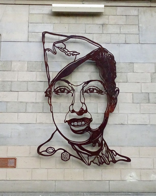 Joséphine Baker par C215 en 2021