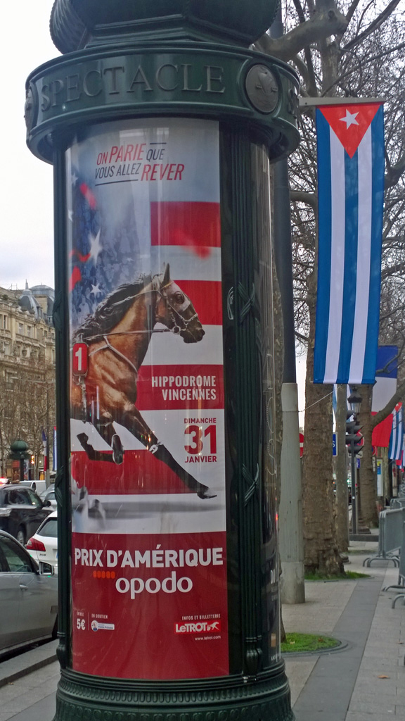 Affiche de course hippique