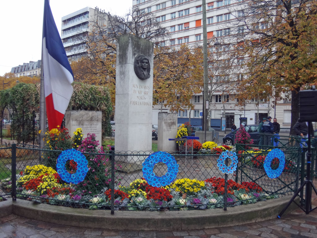 Monument apprêté